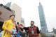 蔣萬安市長今接受外媒專訪，宣傳自由車環台賽臺北市站賽道特色與城市景觀之外，也同時宣傳2025雙北世界壯年運動會。