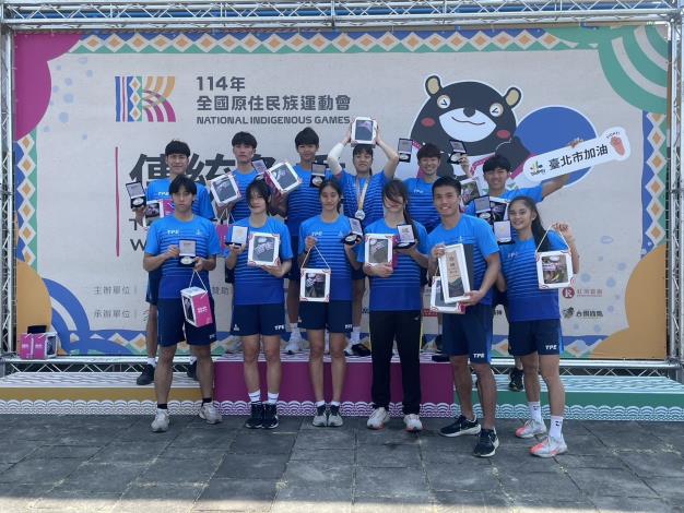 北市傳統負重取得第二名佳績