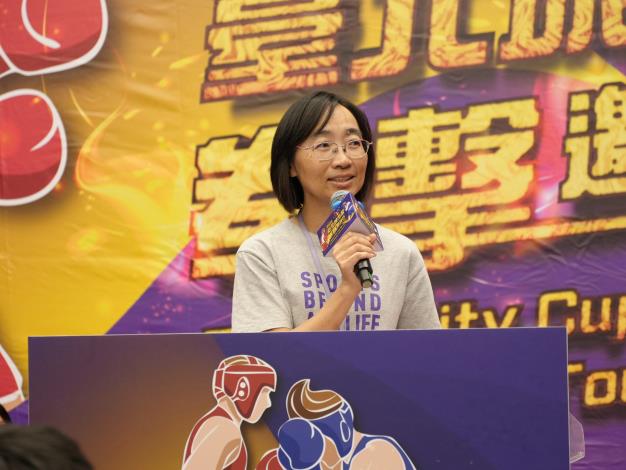 臺北市政府體育局游竹萍局長