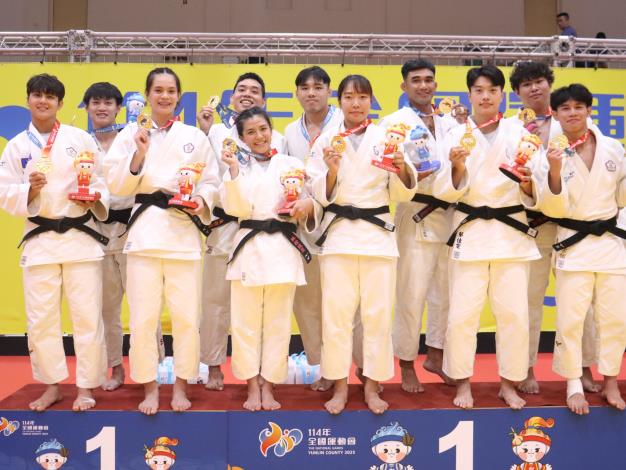 柔道-混合組團體賽榮獲金牌