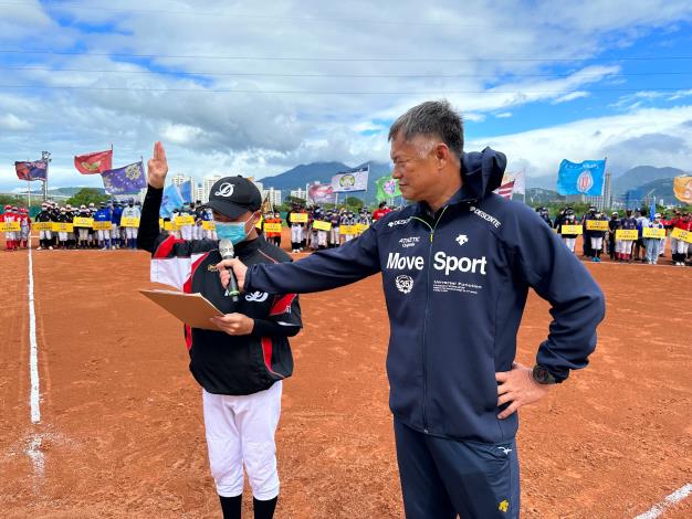 代表臺灣參加2022LLB威廉波特少棒賽且拿下季軍的福林國小參賽與其他棒球強校及社區棒球隊伍同場競技，活動由敦化國中選手進行運動員宣誓