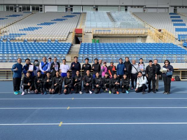 馬拉松交流城市於2019臺北馬期間與本市基層訓練站選手共同訓練