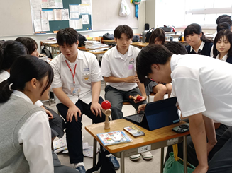 大同入班體驗狛江學生準備的文化遊戲