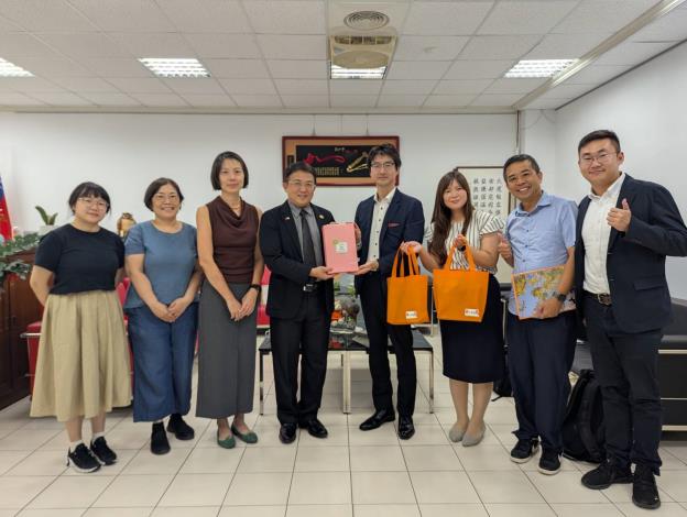 福島縣郡山市觀光政策課來訪合影