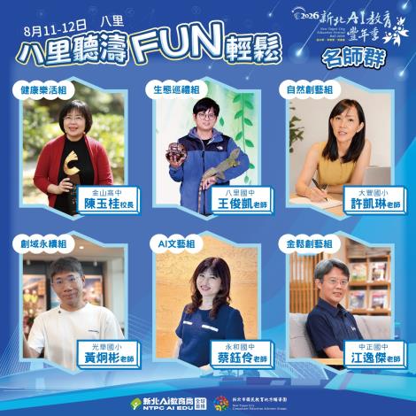 附件2：新北名師海報