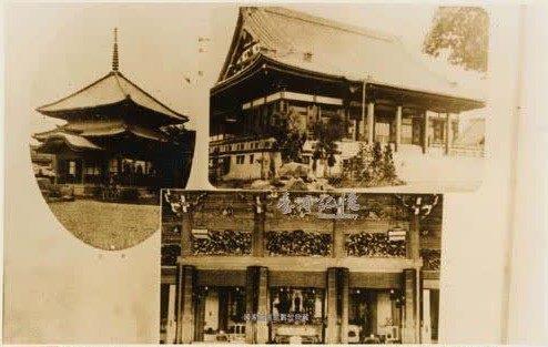 照片4,西本願寺舊照左側為御廟所，右側為本堂。（資料來源：國家圖書館臺灣記憶系統)