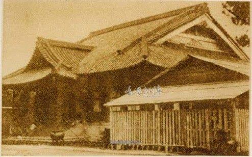 照片6,臺北西本願寺別院本堂舊照。(照片來源：國家圖書館臺灣記憶系統。