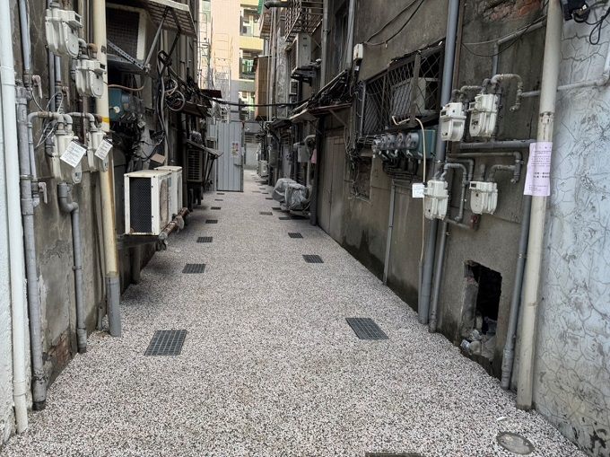 衛工處_八德路二段437巷2弄10-16號-洗石子後巷美化