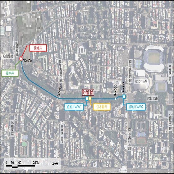水利處_「敦北地下大排」(敦化北路貯留管)