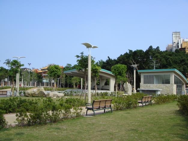 地面層公園景觀一隅
