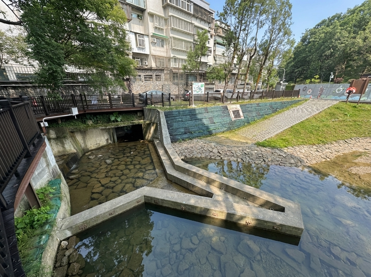 （治川渠活水岸）水利處-米粉坑溪3-溢流堰
