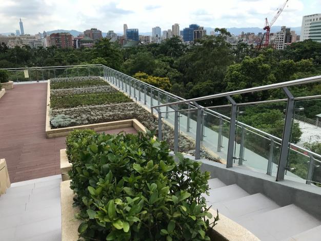 屋頂綠化與植物園相融合