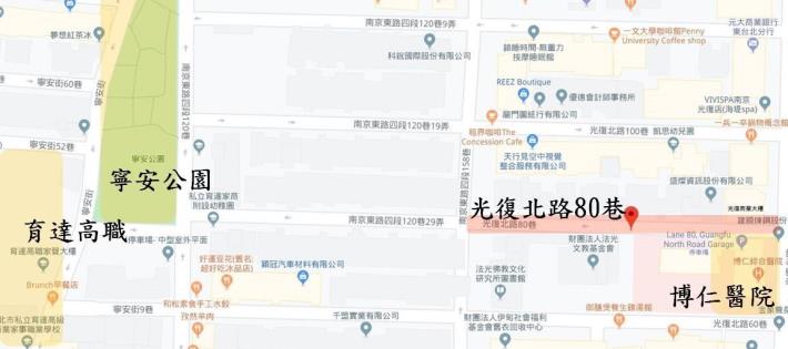 02松山區復勢里光復北路80巷平面位置圖