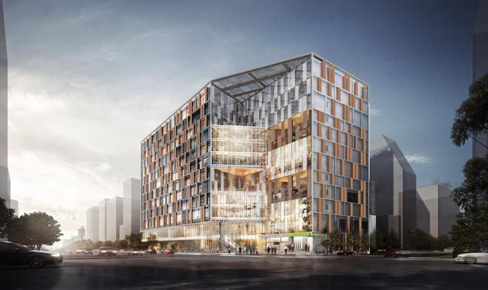 圖6 南門大樓暨市場改建統包工程完工後模擬圖片