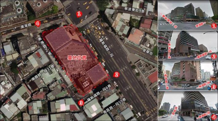 圖2 南門大樓暨市場改建統包工程基地位置圖片