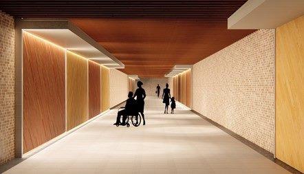 圖3地下連通道模擬示意圖1