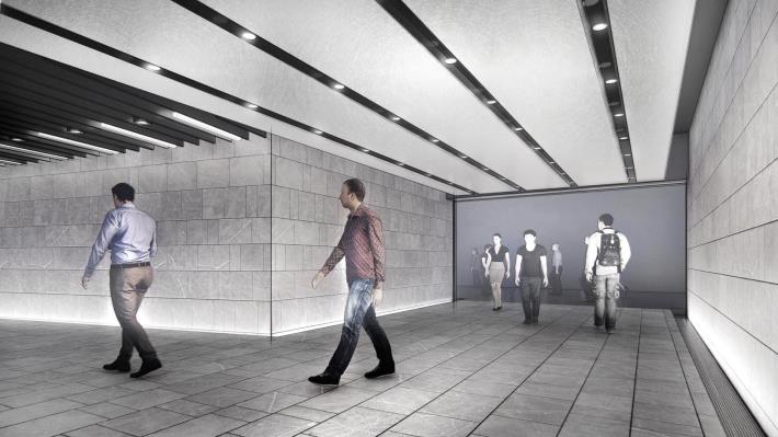 圖4地下連通道模擬示意圖2