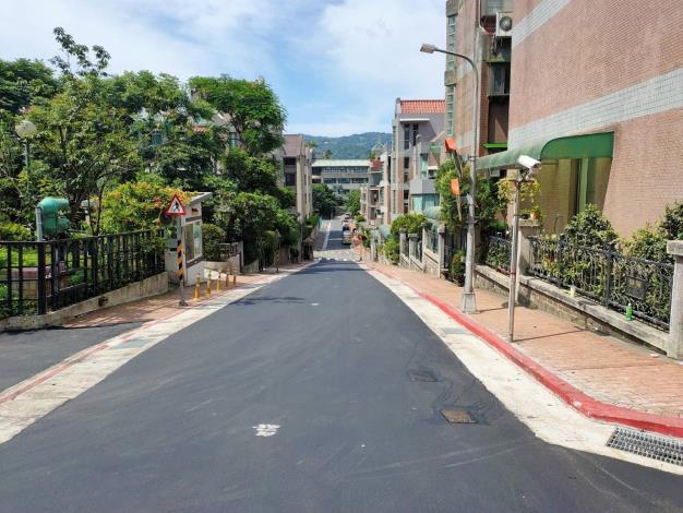 圖6、政大二街171巷底路面施工後