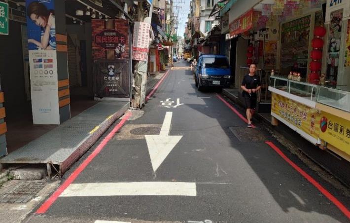 圖4士林區大南路3至37號路面照片(更新後)