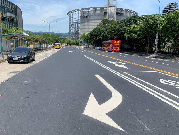 圖9 士商路路面更新完成