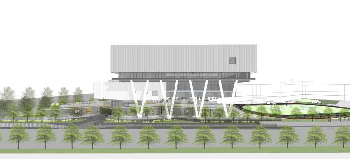 圖3 新建校舍完工模擬圖（縮）