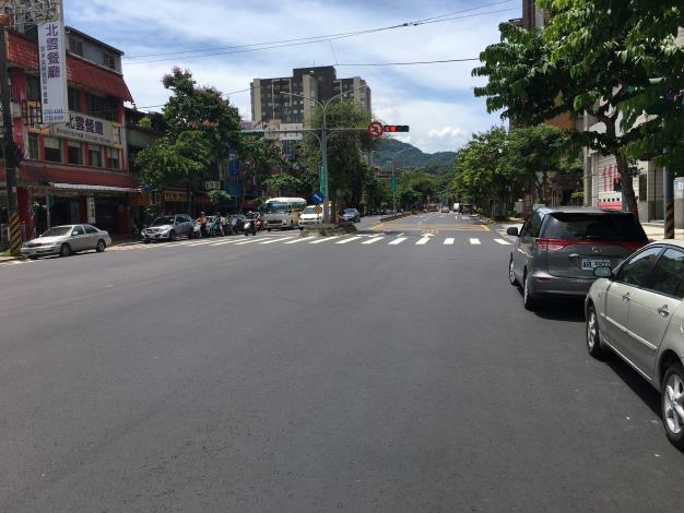 圖6 研究院路二段路面施作後2