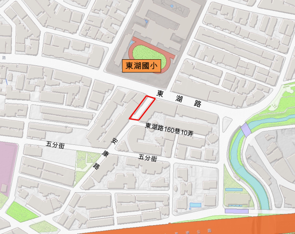 圖1 安康路路面銑鋪施作範圍平面圖