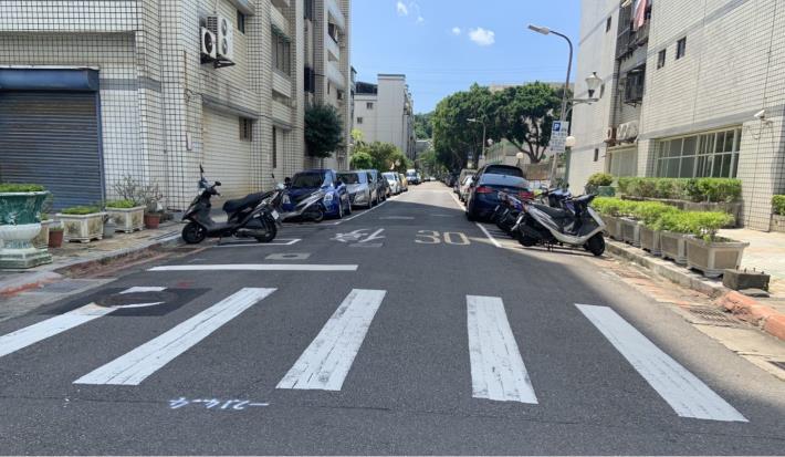 圖5 北投區知行路210巷路面照片(更新前)