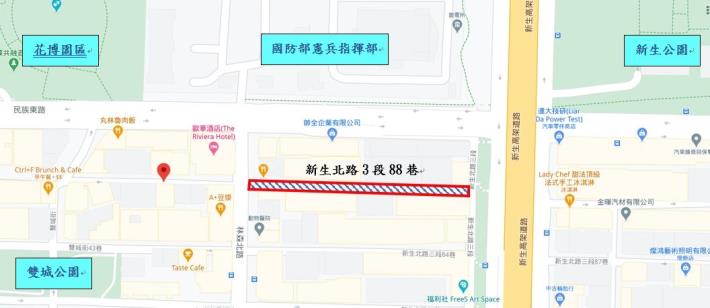 圖1平面位置圖