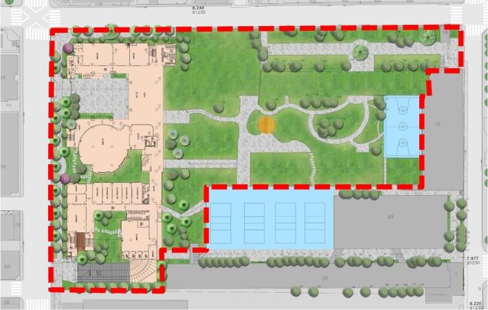 圖2 新建校舍配置圖