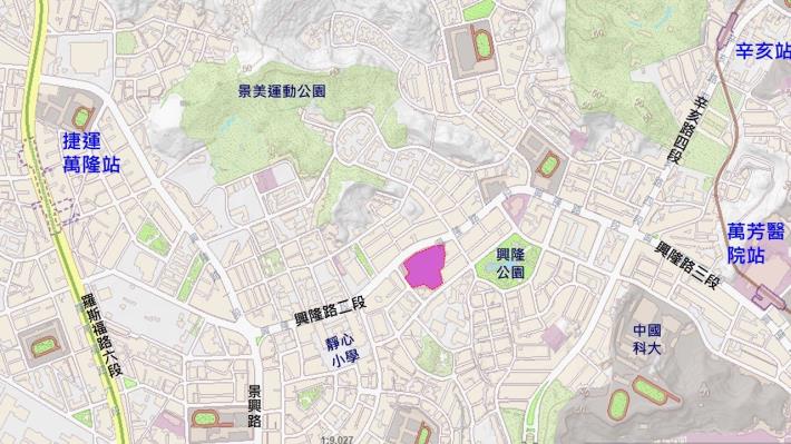 圖2地理位置及捷運站資訊圖