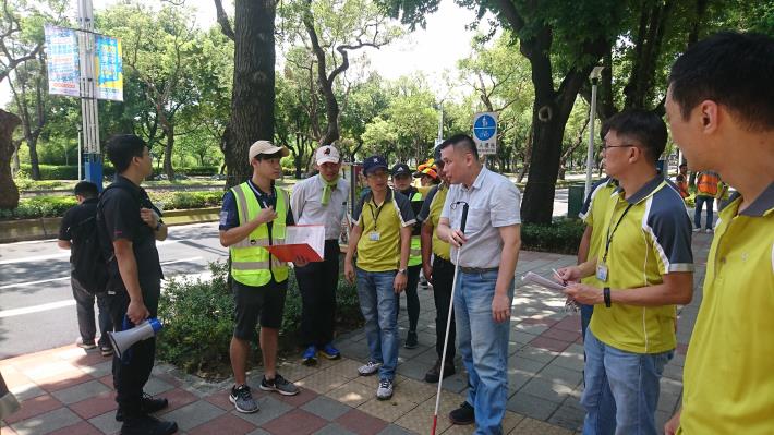 圖1. 109年7月8日現地考評，內政部及考評委員現場考核。.JPG