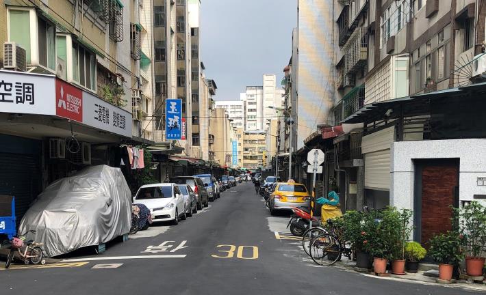 圖4、樂業街159巷路面施工後