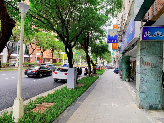 圖6. 忠孝東路2段南側改善完成照片