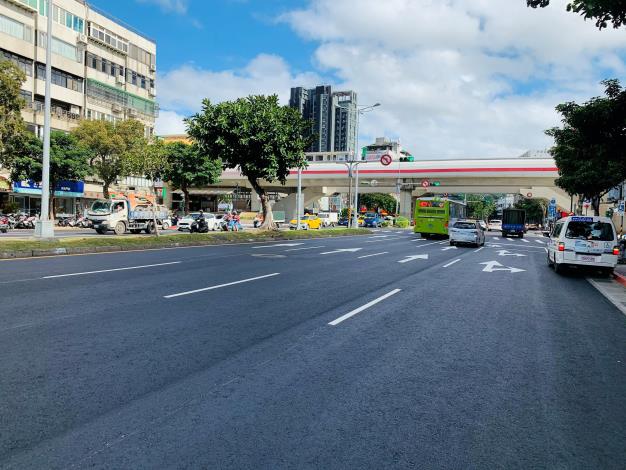 圖3 福國路(中山北路6段至文林路)路面更新完成