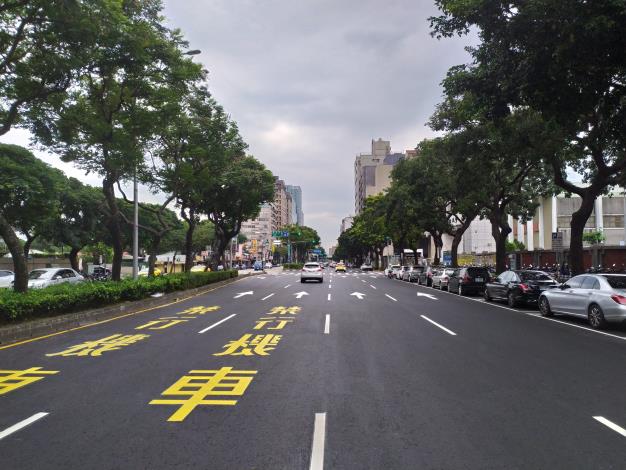 圖10民生東路3段東往西車道（復興北路至建國北路）施工後照片-2
