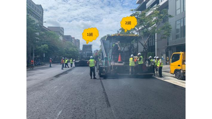 圖4 2組鋪路機同時作業.JPG