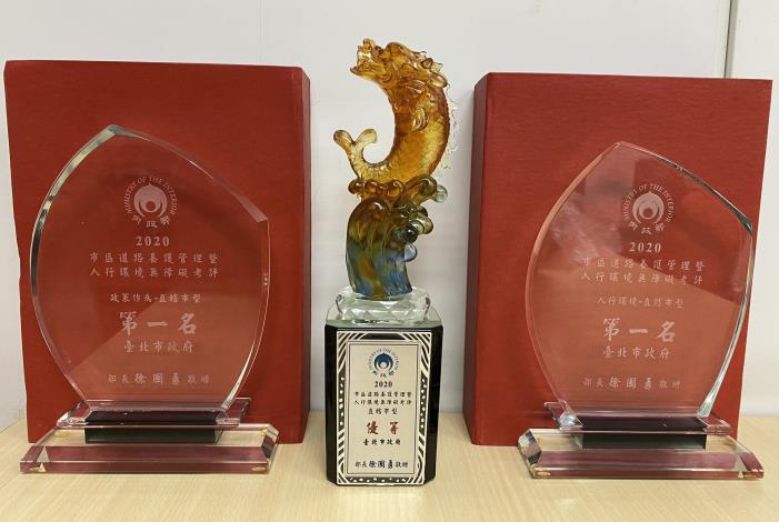 圖3.臺北市榮獲眾多獎項，成績斐然