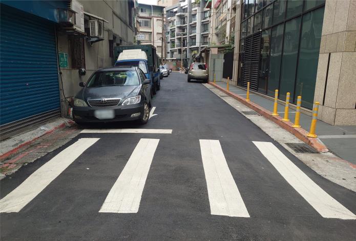 圖5士林區德行東路109巷73弄路面照片更新後2
