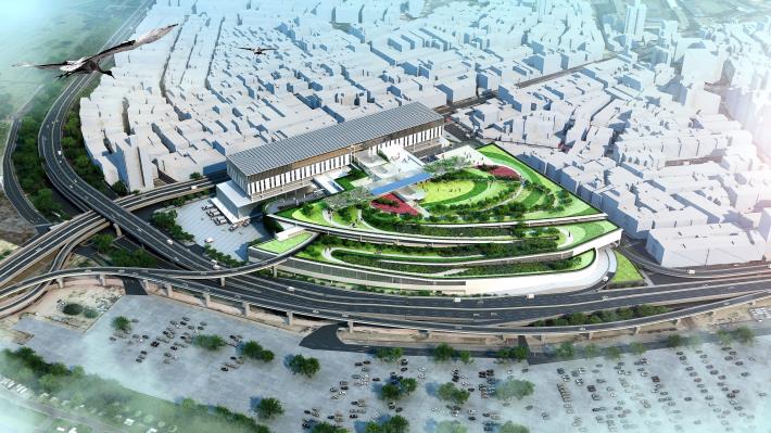 圖9.黃珊珊副市長視察工地