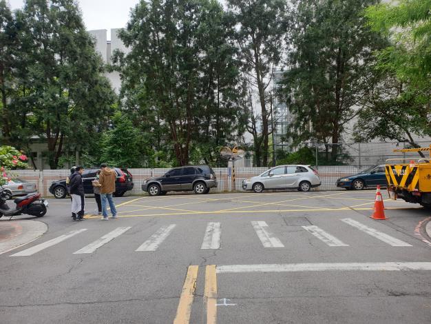 圖5、忠順街2段85巷道路施工前2