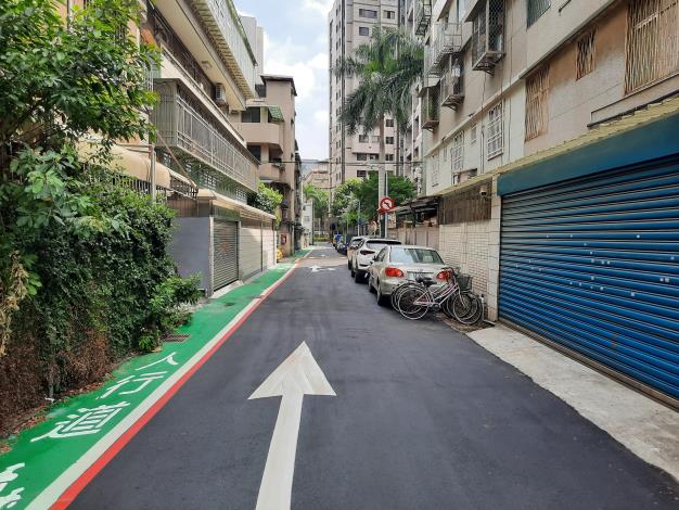 圖6. 仁愛路二段38巷施工後2