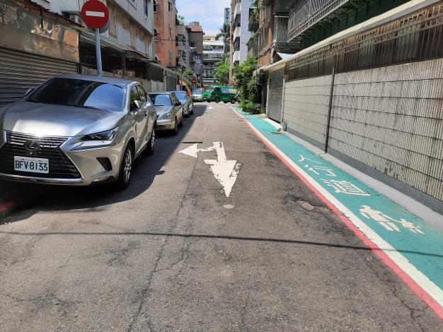 圖3. 仁愛路二段38巷施工前1