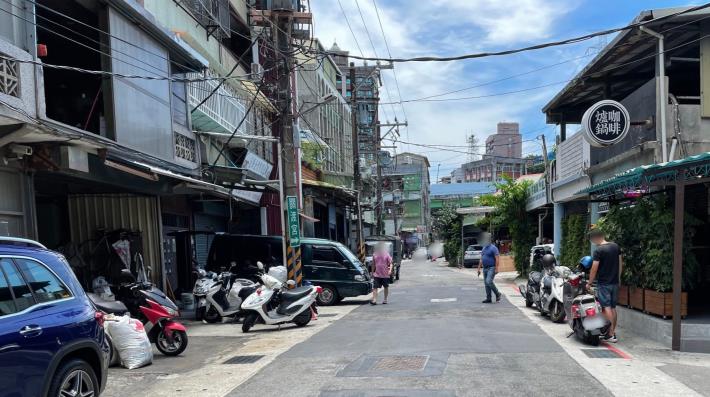 圖5北投區大度路3段296巷路面照片(更新前)