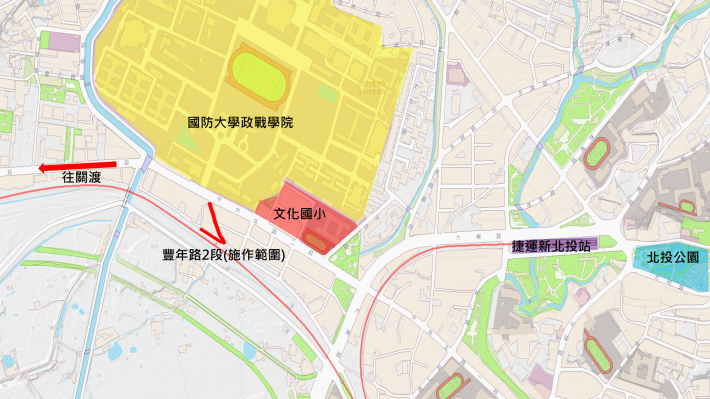 圖01-北投區豐年路2段平面圖