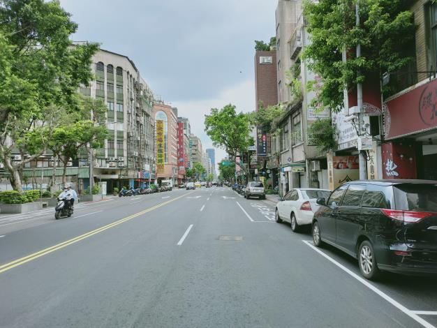圖3 長安東路1段(林森北路至新生北路)施工後照片-1