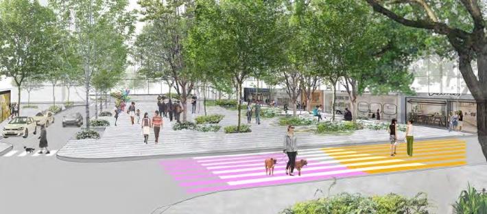 圖3 SOGO後方用地空間改造示意圖(引用臺北市政府都市發展局忠孝東區振興計畫期末報告)