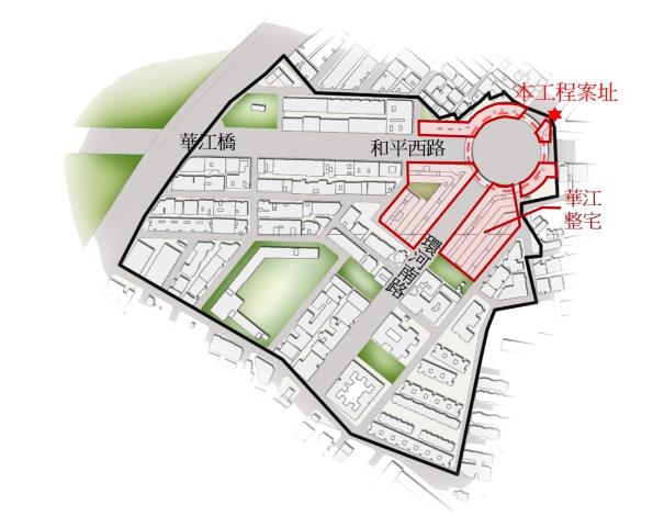 圖1華江電梯工程位址圖