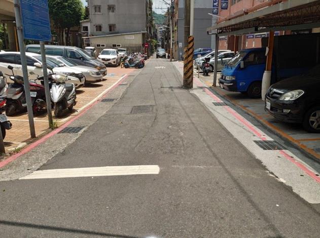 圖5士林區美德街路面照片(更新前)