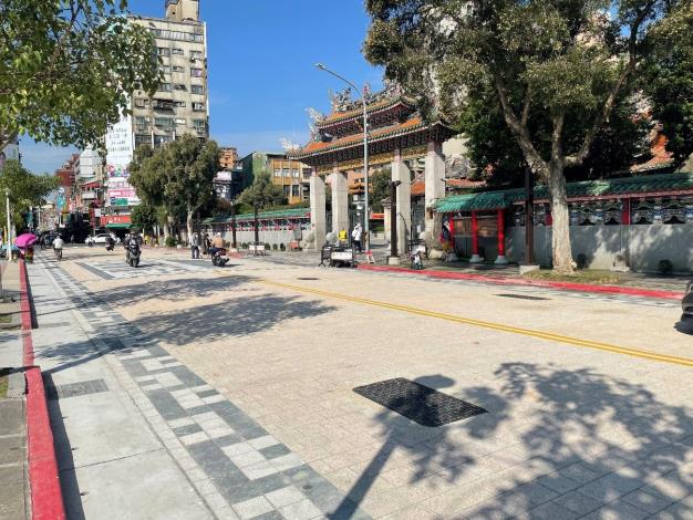 圖5 工程完工照4-廣州街(西園路至西昌街)道路街景